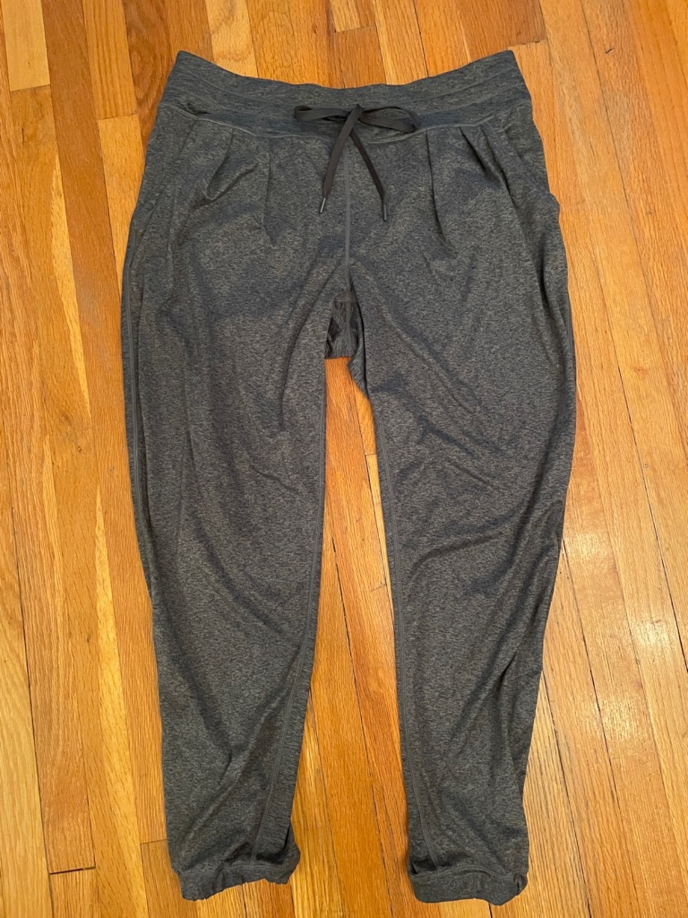 LOLE Women’s Charcoal Heather Gray Drawstring Lightweight Sporty Jogger Pants